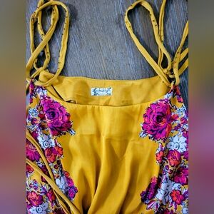 Free People intimate collection silk top